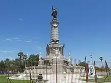 Monumento a Benito Juárez en Ciudad Juárez.