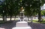 Busto en la localidad de Villa San Agustín, en  Valle Fértil, San Juan, Argentina.