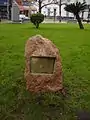 Monumento a las víctimas de la Masacre de Fátima, emplazado el 20 de agosto del 2012. Plaza del Pilar, en la ciudad homónima.