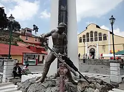 Monumento al Minero en Mineral del Monte.