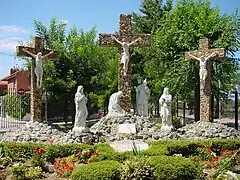 Monumento del Calvario, forma parte del vía crucis