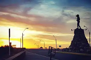 Monumento Tehuelche en Puerto Madryn