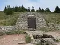 Naciente del río Morava por debajo de la cumbre de Snežník