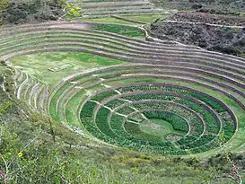 Andenes agrícolas incas en Moray.