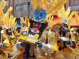 Morenada durante la Fiesta de la Candelaria (Perú)