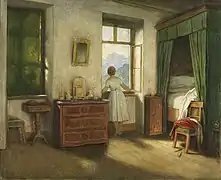 Una hora matutina (1858), de Moritz von Schwind, Sammlung Schack, Múnich