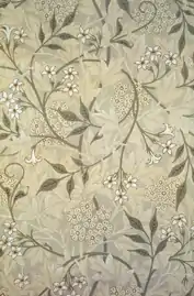 Papel pintado Jasmine, diseñado por Morris 1872