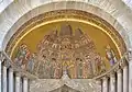 Mosaico de la traslación del cuerpo de San Marcos (basílica de San Marcos, Venecia), siglo XIII.