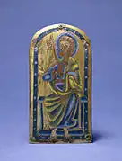 San Pedro sosteniendo las llaves de los reinos del Cielo y de la Tierra (1160-1180), Walters Art Museum