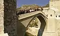 El "Antiguo Puente" en Mostar, reconstruido en 2004.