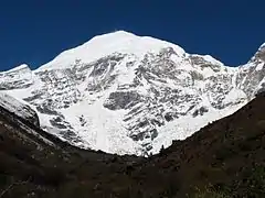 El Chomolhari desde Jangothang