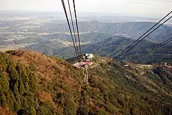 Vista panorámica, al fondo Tsukuba.