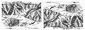 „ Mountain or Crater“, the same drawing turned upside down (was to be seen in 1975 in the Suermondt-Ludwig-Museum, Germany), 1975, 21 x 29 cm