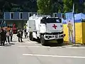 MOWAG Duro IIIP suizo versión ambulancia.