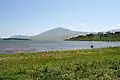 Lago Tabatskuri y monte Shavnabada