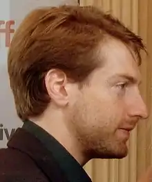 Fran Kranz talking to Spencer Treat Clark at the premiere of "Much Ado About Nothing" at the Toronto Film Festival in 2012.