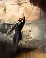 Muerte de Arturo Prat (Thomas Somerscales, 1880)