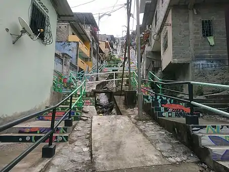 Mural construido con la comunidad ubicado en Mapasingue Este