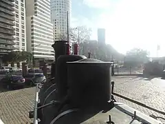 Vista desde la locomotora hacia Libertador