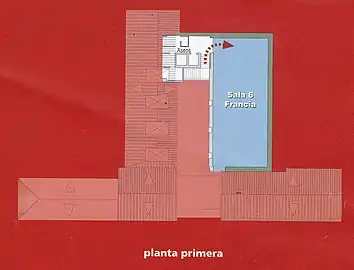 Distribución primera planta.