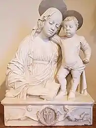 Anónimo Lombardo, Virgen y Niño, siglo XV.