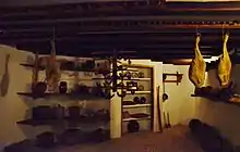 Despensa del siglo XIX en el Museo Romántico Can Papiol de Villanueva y Geltrú