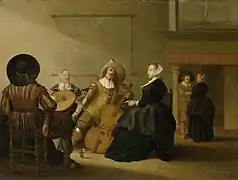 Compañía de música en un interior (1630), Rijksmuseum, Ámsterdam