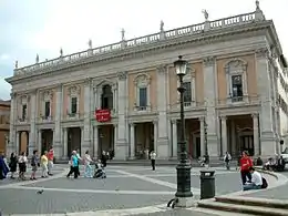 Fachada del Palacio de los Conservadores, Roma