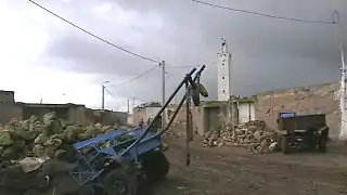 Centro de un pueblo típico de Dukkala (Mwarid, Oulad Bou Hmam)