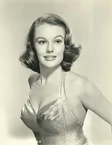 Miss EEUU 1953Myrna Hansen, quien compitió como Miss Illinois USA