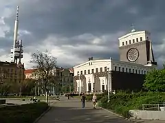 Iglesia del Sagrado Corazón (1922-1932), obra de Jože Plečnik