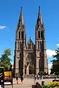 Iglesia de san Ludmila en Vinohrady, nuevo edificio