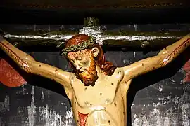 Cristo gótico. Sandoval de la Reina, siglo XV.