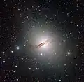 Imagen de NGC 5128 tomada por el ESO.