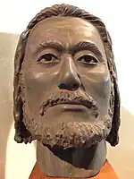 Reconstrucción facial del zar Kaloján.