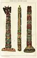 Totems del sur de Alaska, 1902.