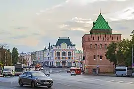 Torre de San Dimitrio, la puerta principal del Kremlin de Nizhni Nóvgorod.