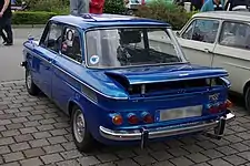 NSU Prinz 1000 TT (vista posterior)