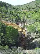 Nacimiento del río Tinto en la localidad onubense de Nerva.