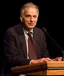 Ralph Nader, candidato independiente a la presidencia