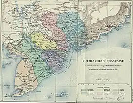 La colonia de Cochinchina en 1881.