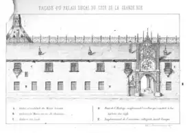 Alzado exterior (Henri Lepage, 1857)