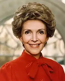 Retrato de Nancy Reagan