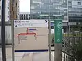 Acceso a los andenes de las ramas de Cergy y de Poissy