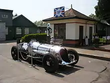 El Napier-Railton en Brooklands