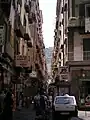 Via Pasquale Scura, calle de los Quartieri Spagnoli desde donde comienza Spaccanapoli