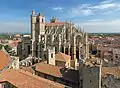 Catedral de los Santos Justo y Pastor de Narbona, donde estuvieron los restos hasta 1568.