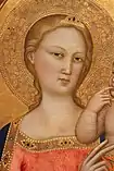 Virgen con niño (Detalle).