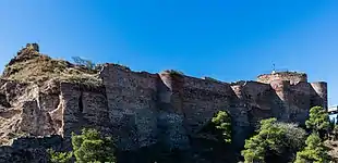 Parte superior de la fortaleza.
