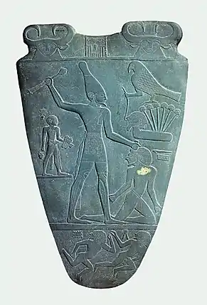 Paleta del rey Narmer, aprox. 3000 a. C.